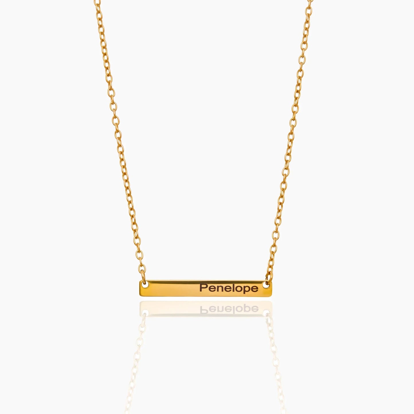Engravable Bar Necklace