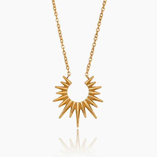 Helia Sunburst Necklace