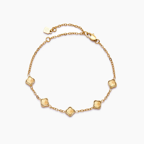 Mini Sunburst Clover Bracelet